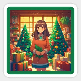 Christmas Anime Sticker